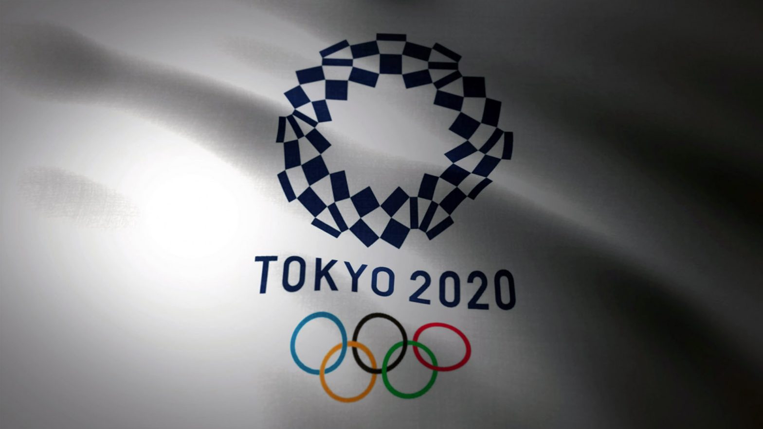 Flag of the olympic games in Tokyo 2020